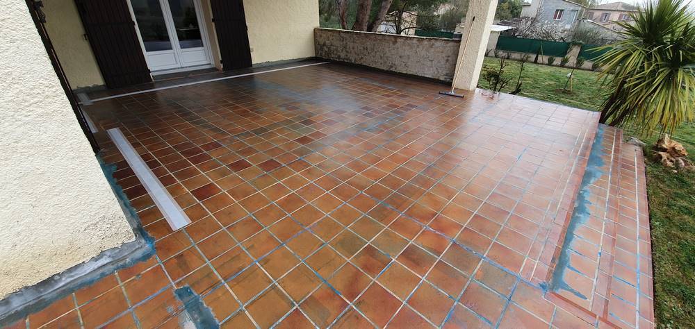 étanchéité terrasse carrelage