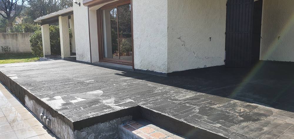 étanchéité terrasse carrelage