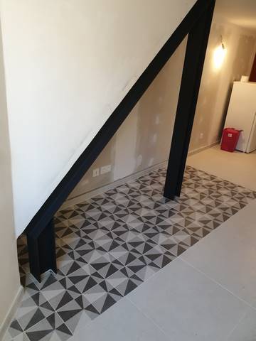 escalier avant-après